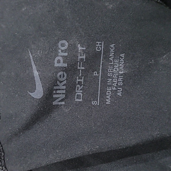 Nike Pro Black Shorts High Waist - Picture 11 of 11